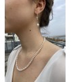 Perle Ohrringe Silber 925