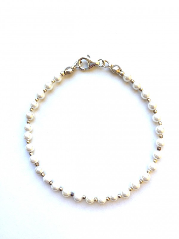 Perlmutt Armband 925 Silber