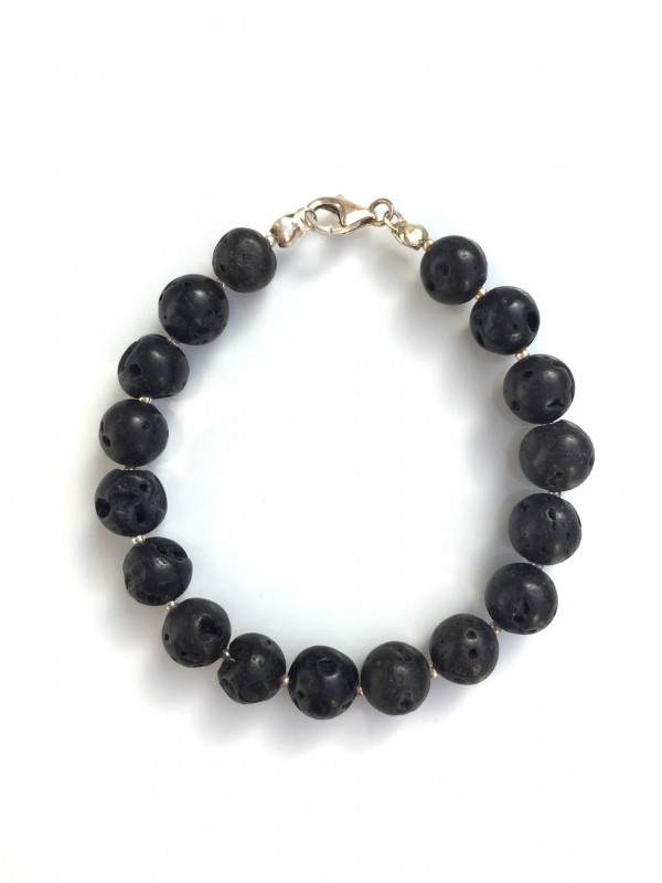 Lava bracelet sterling silver