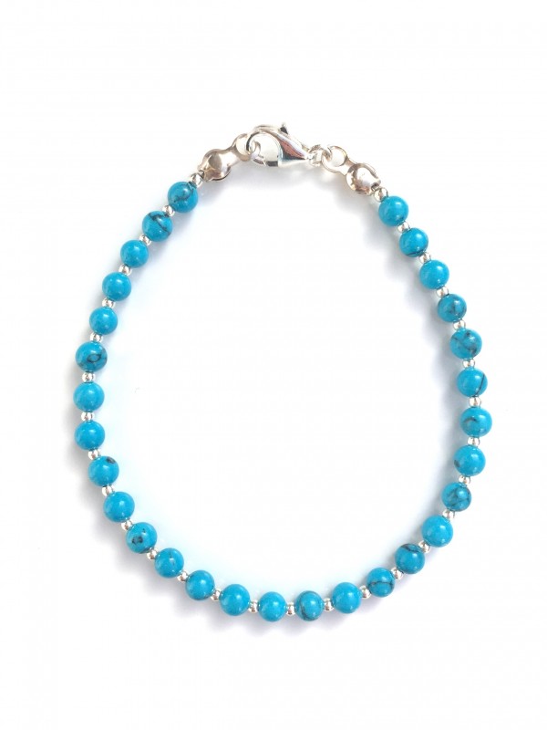 Howlith bracelet sterling silver