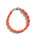Coral bracelet 925 sterling silver