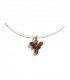 Amber pendant 925 sterling silver