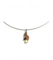 Amber pendant 925 sterling silver