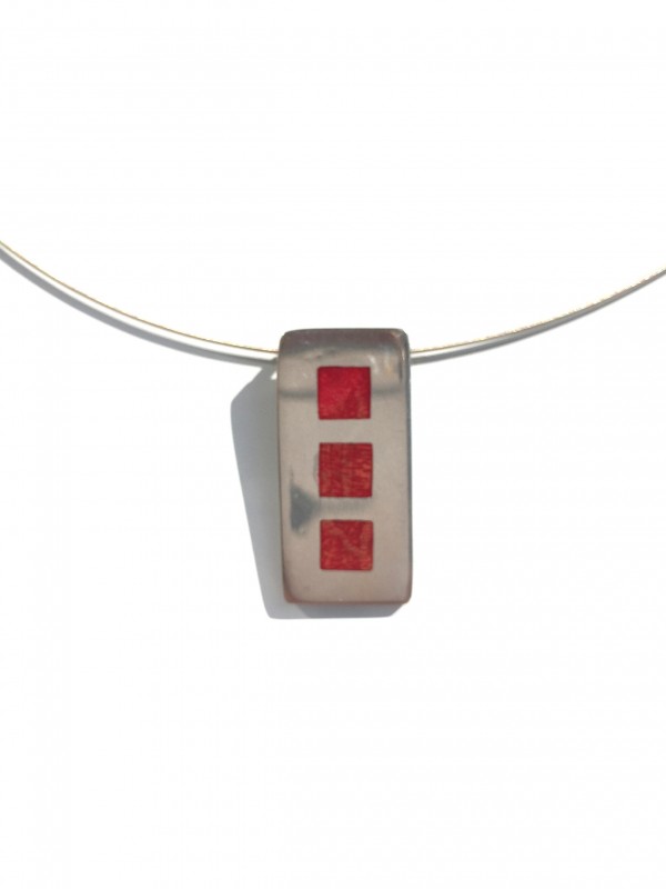 Zawieszka srebrna koral