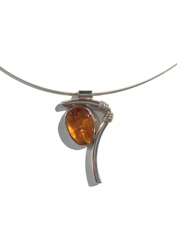 amber pendant