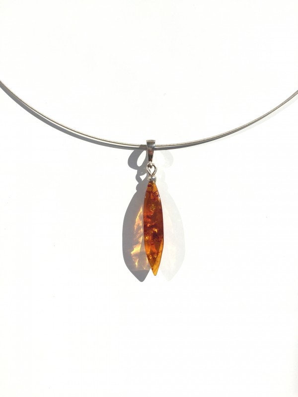 amber pendant