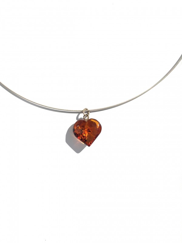 amber heart