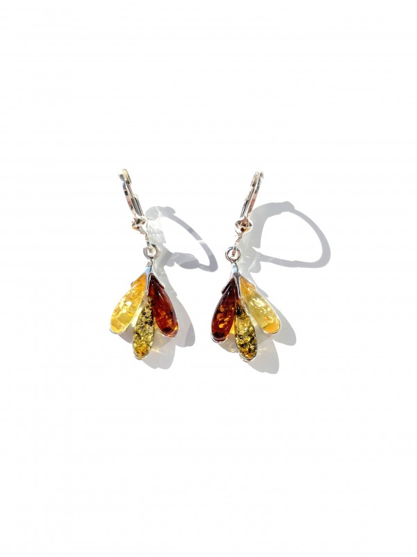 Amber earrings