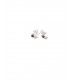 Amber stud earrings 925 sterling silver