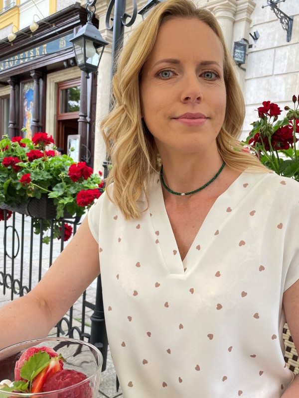 Green necklace 925 sterling silver