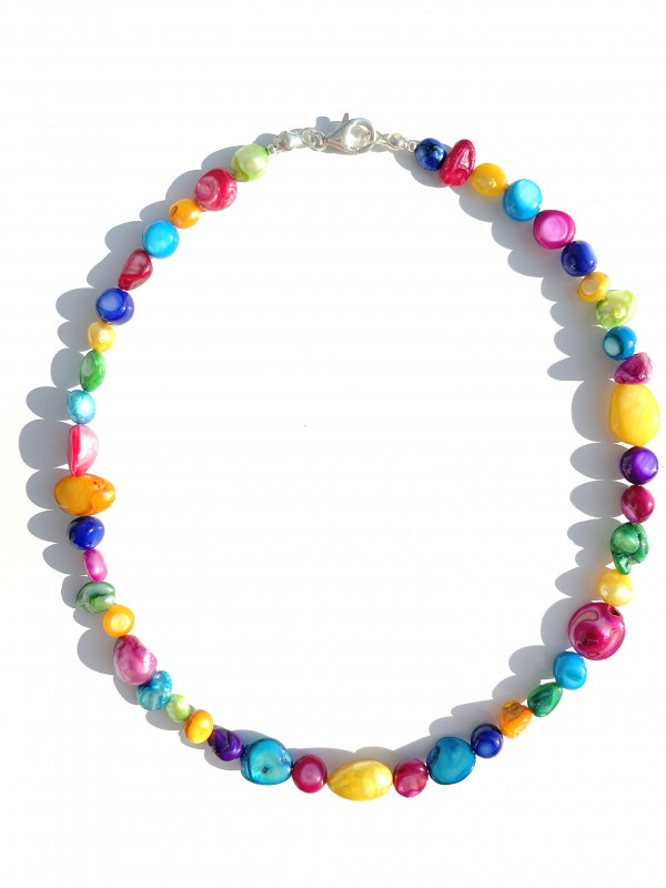 Perle Halskette 925 Silber