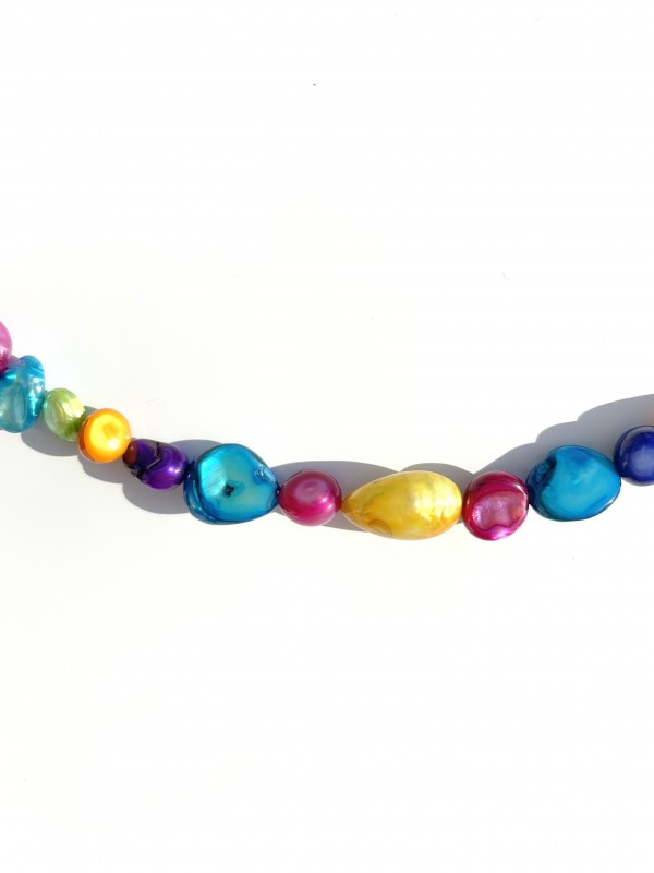 Pearl necklace 925 sterling silver