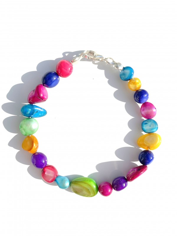 Perlen Armband 925 Silber