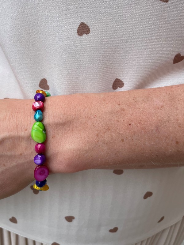 Perlen Armband 925 Silber