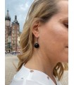 onyx earrings 925 sterling silver