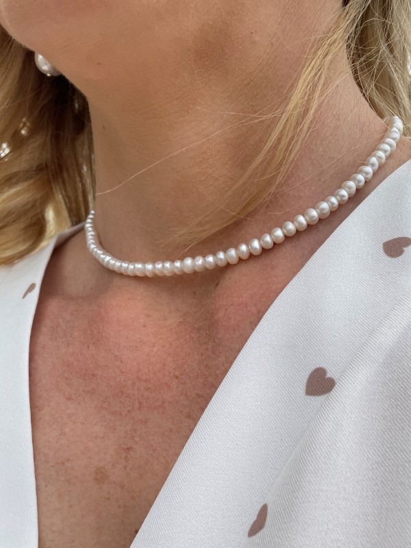 Süßwasserperlen Choker