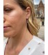 Opal Sterling silver earrings with chain