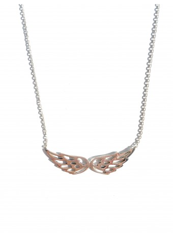 Angel wings 925 sterling silver necklace