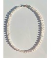 Rose quartz necklace 925 sterling silver