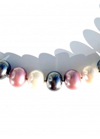Mother of pearl necklace 925 sterling silver