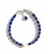 Lapislazuli bracelet with pearl