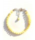 Amber bracelet yellow
