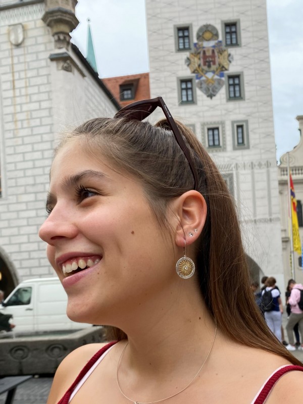 Ohrringe mit Zirkonia 925 Silber und vergoldete Silber