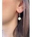 Pearl earrings sterlig silver