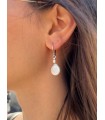 Perlen Ohrringe 925 Silber
