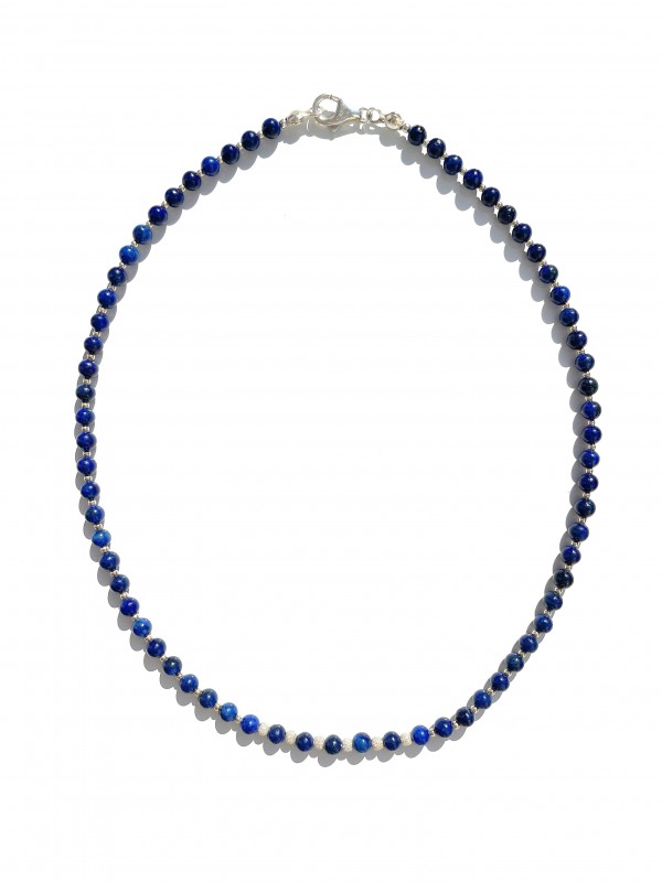 Lapislazuli necklace 925 silver