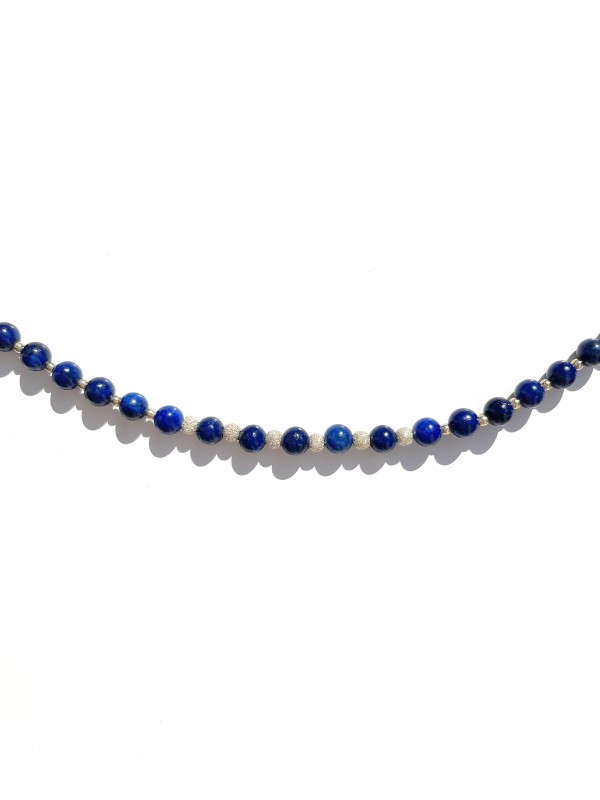 Lapislazuli necklace 925 silver