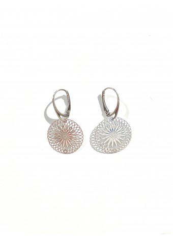Flowers earrings 925 silver