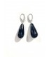 Teardrop earrings sterling silver