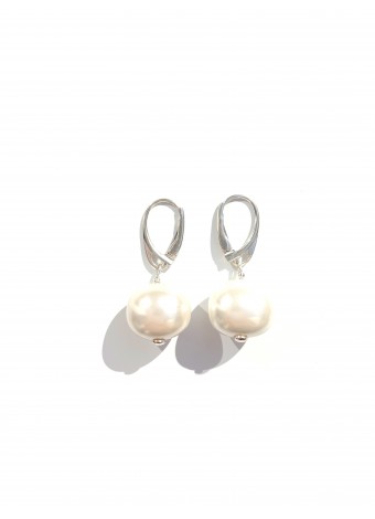 mother of pearl earrings sterling silver