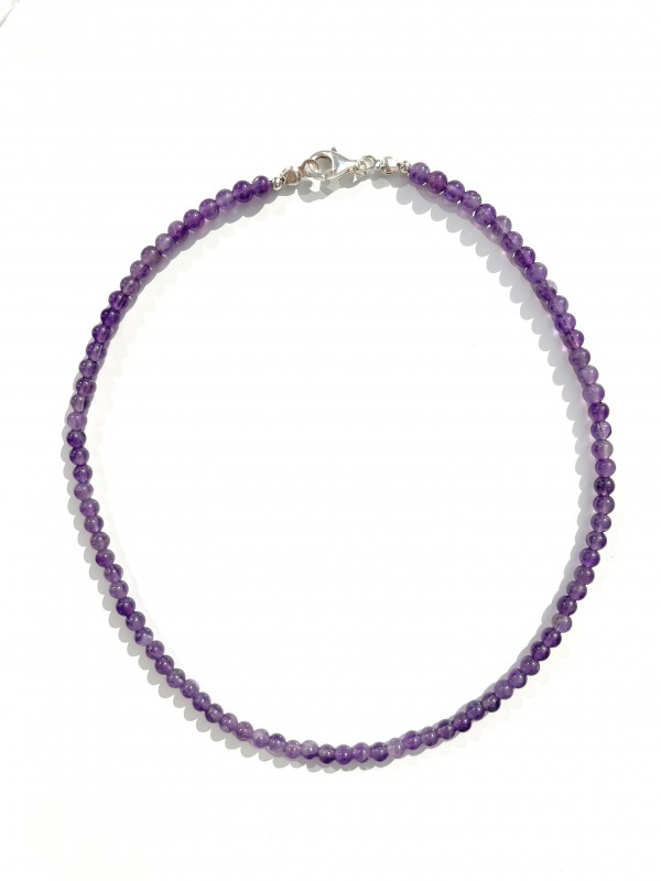 Ametystowy naszyjnik