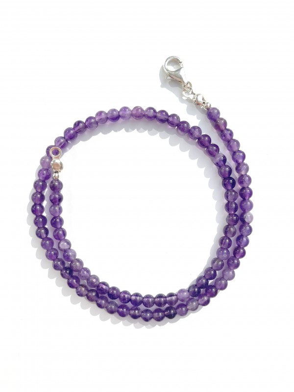 Ametystowy naszyjnik