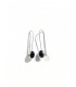 handmade onyx earrings 925 silver