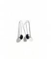 handmade onyx earrings 925 silver