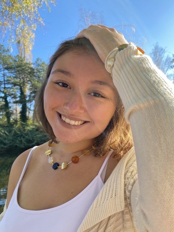 Amber necklace silver gold plated